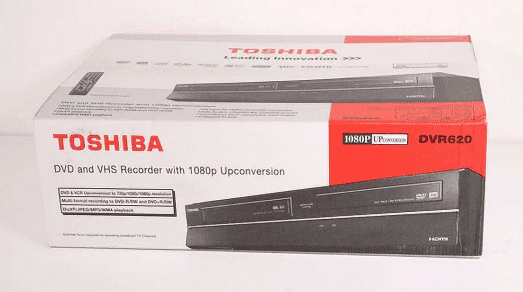 Toshiba DVR620 DVD Recorder/VCR Combo Player with 1080p Upconversion