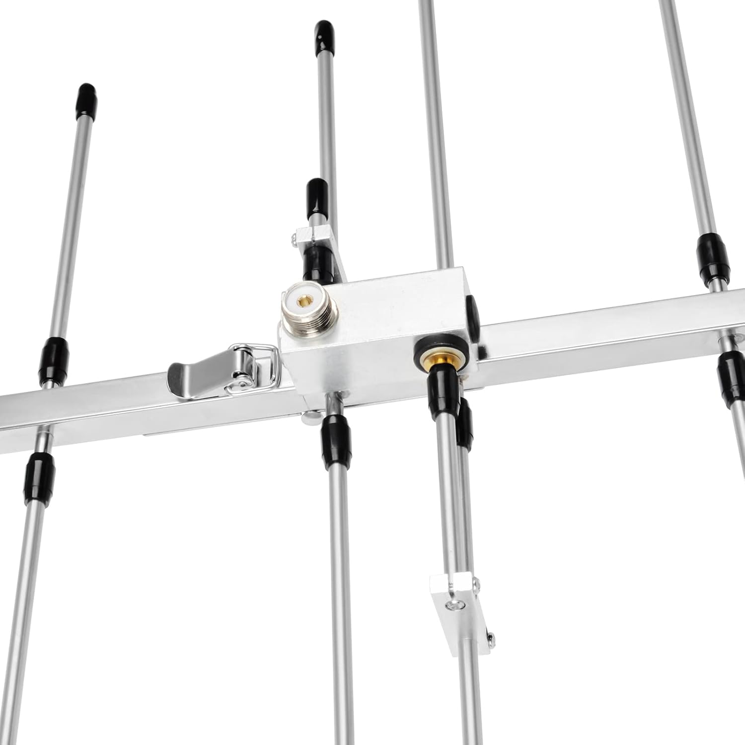 TWAYRDIO Foldable VHF UHF Yagi Antenna,Dual Band 2m 70cm High Gain Vertical Base Station Yagi Antenna