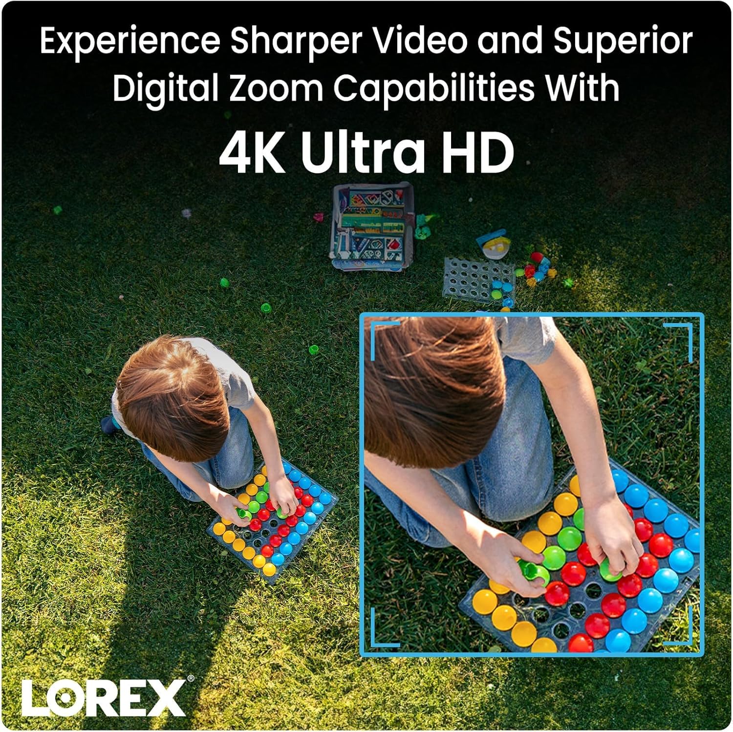 Lorex Fusion 4K 12-Channel (8 Wired and 4 Wi-Fi) 2TB DVR with 2 4K WiFi 6 Indoor/Outdoor Cameras