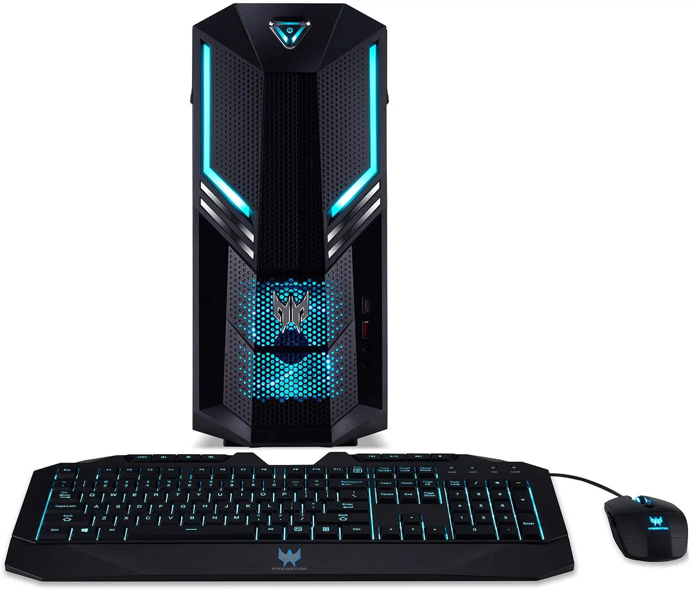 Acer Predator PO3-620 Gaming Desktop Computer - Intel Core i5-10400F - 12GB RAM - 512GB SSD - NVIDIA GeForce GTX 1660 - Windows 10 Home