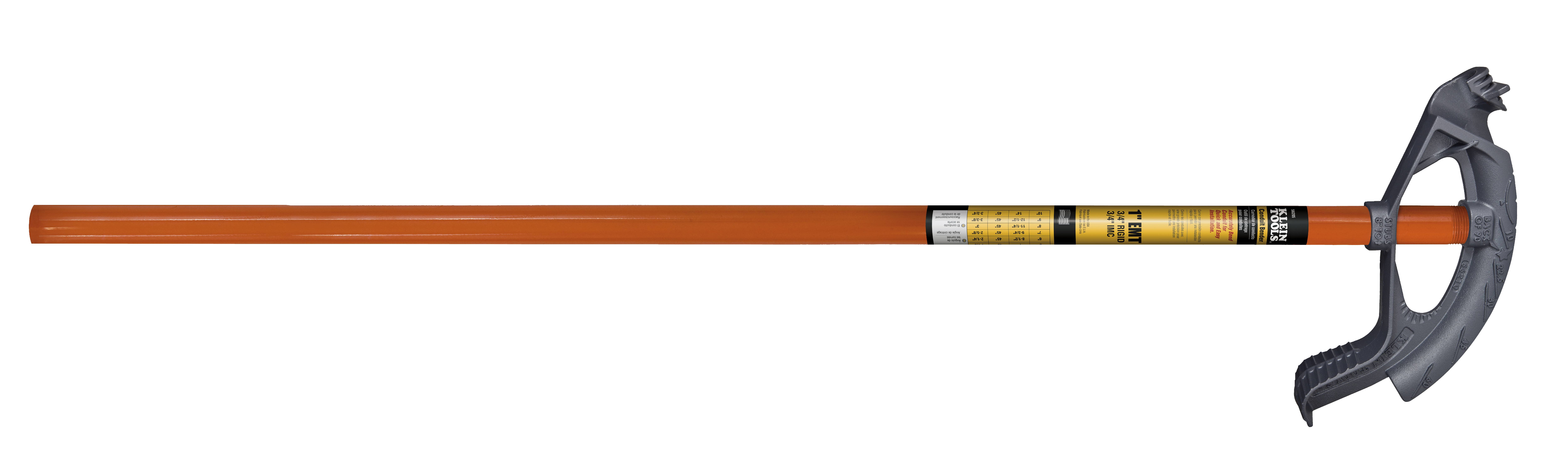 Klein Tools 56203 Klein Tools Assembled Conduit Bender with #51247 Handle - 1/2'' (13 mm) EMT - Orange - Steel, Aluminum Alloy - 5.50 lb
