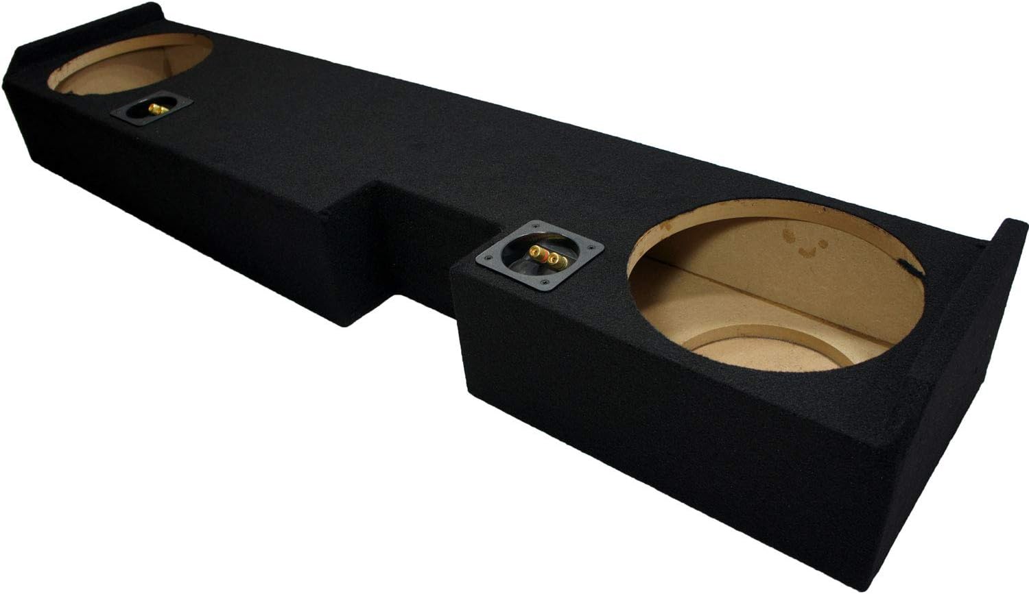 Compatible with Ford F250 or F350 Extended Super Cab Truck 2001-2014 Dual 10 Subwoofer Sub Box Speaker Enclosure