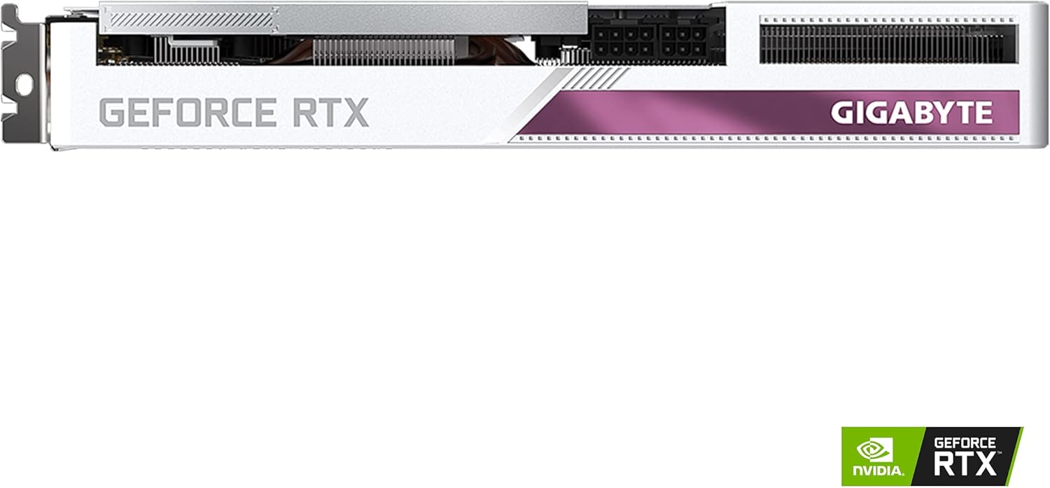 GIGABYTE GeForce RTX 3060 Ti Vision OC 8G Graphics Card, WINDFORCE 3X Cooling System, LHR, 8GB 256-bit GDDR6, GV-N306TVISION OC-8GD REV2.0 Video Card