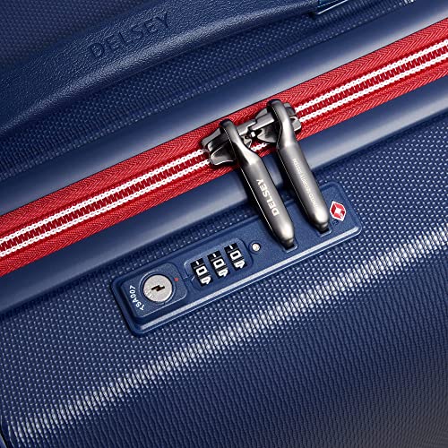 DELSEY PARIS Chatelet Air 2.0 Hardside Luggage with Spinner Wheels, Angora, Checked-Large 28 Inch