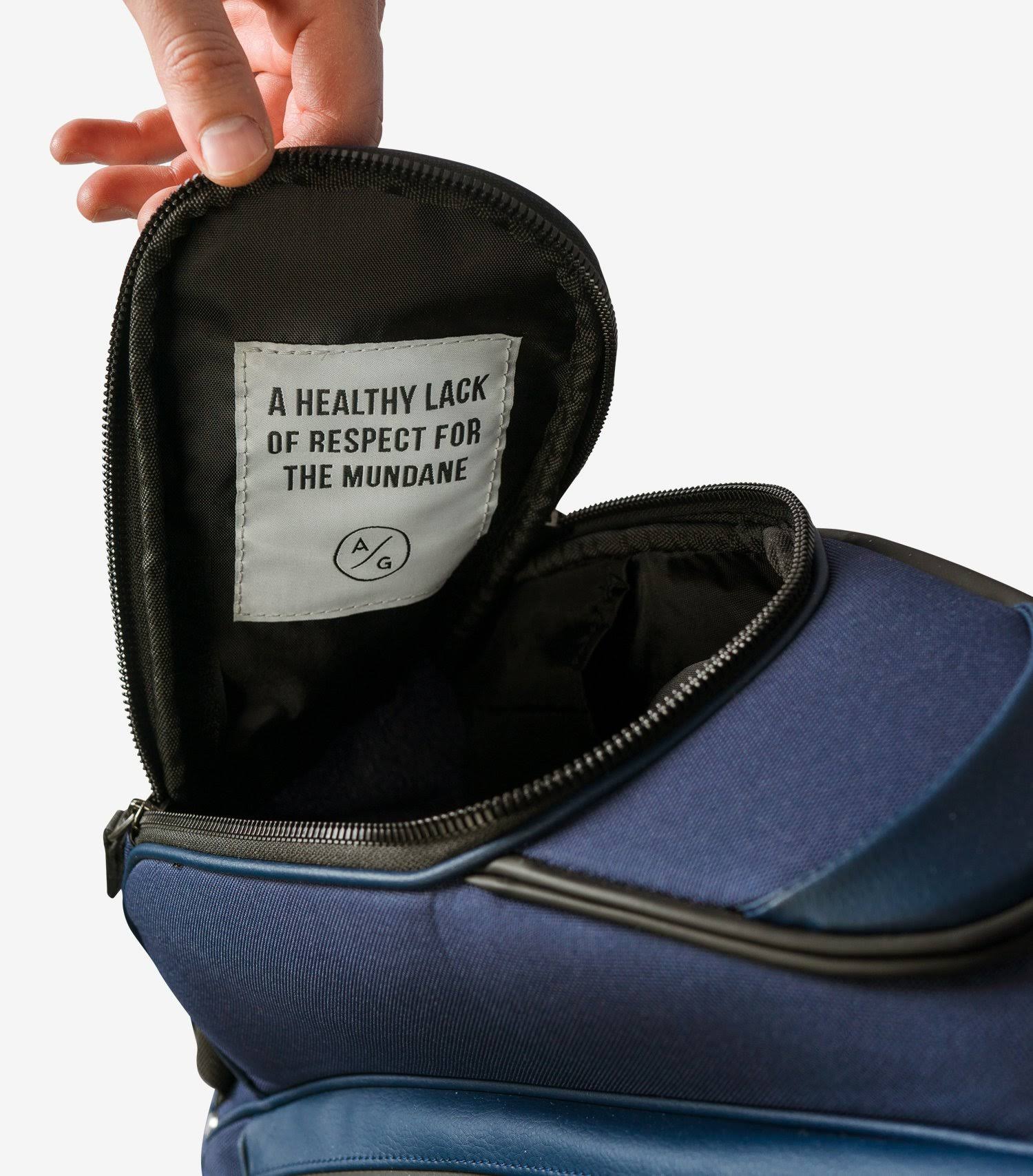 Asher Golf Sunday Carry Golf Bag - Navy