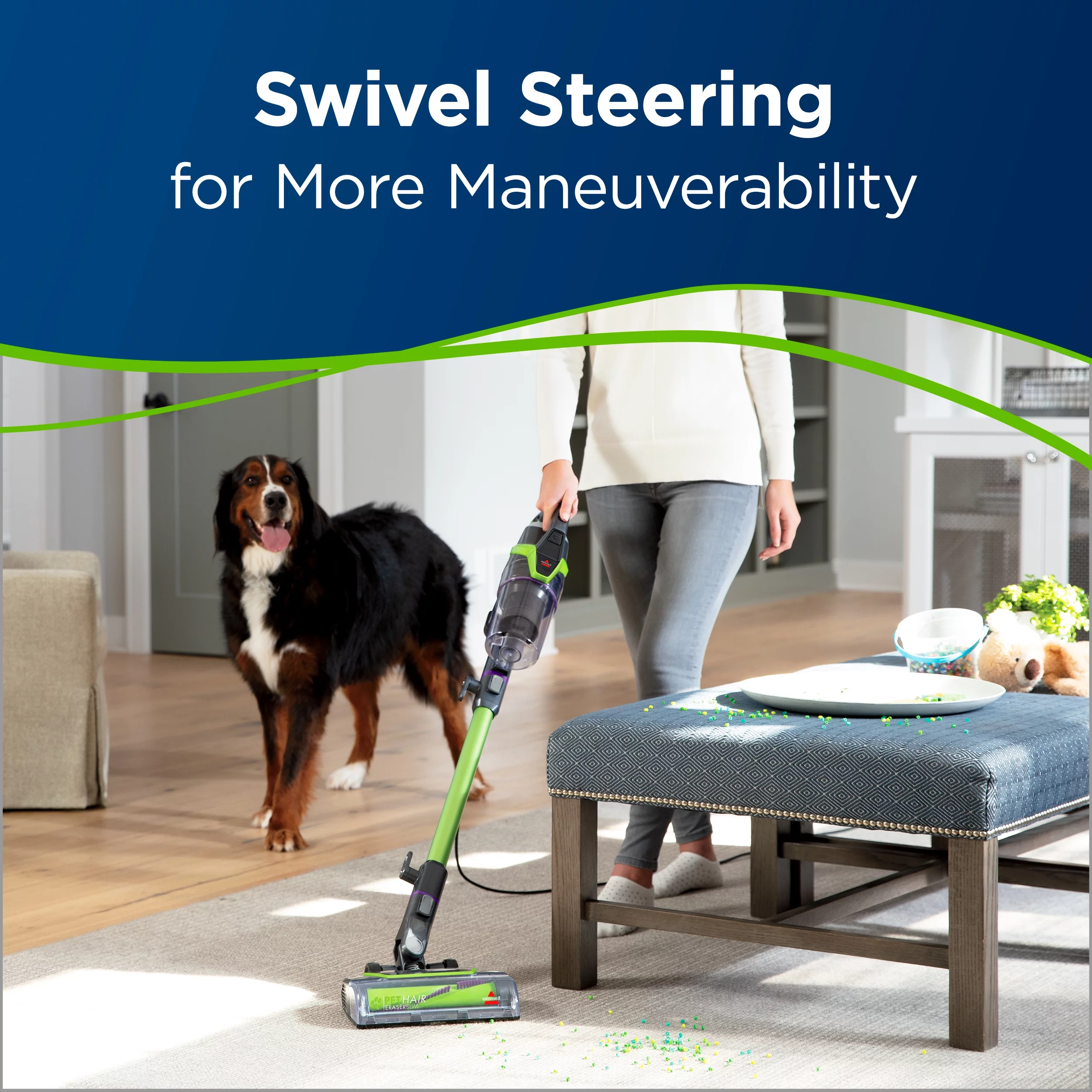 BISSELL Pet Hair Eraser Slim Corded Vacuum Cleaner 2897