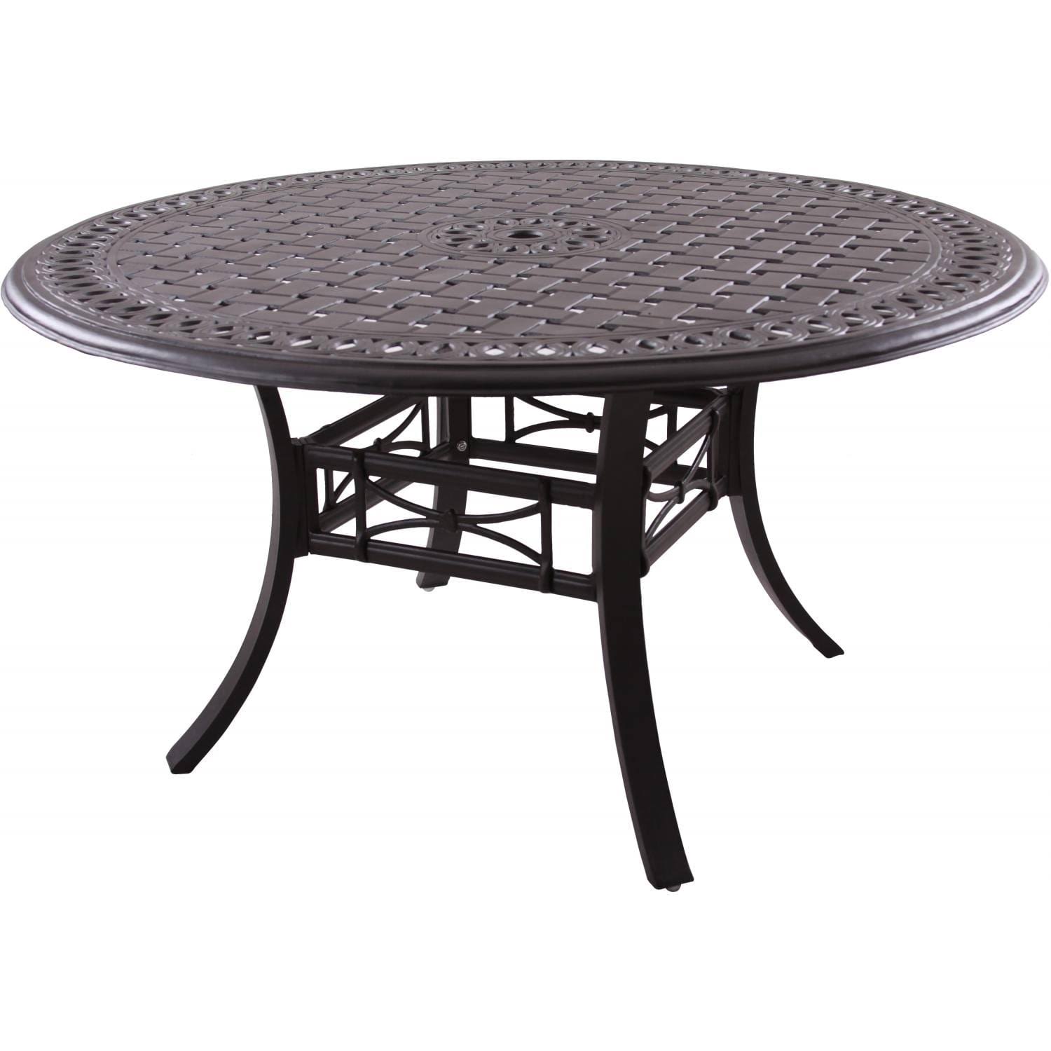 Darlee Series 88 54 inch Cast Aluminum Patio Dining Table