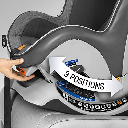 Chicco NextFit Max Zip Air | Convertible Car Seat| Rear-Facing Seat for Infants 12-40 lbs. | Forward-Facing Toddler Car Seat 25-65 lbs. | Baby Travel Gear