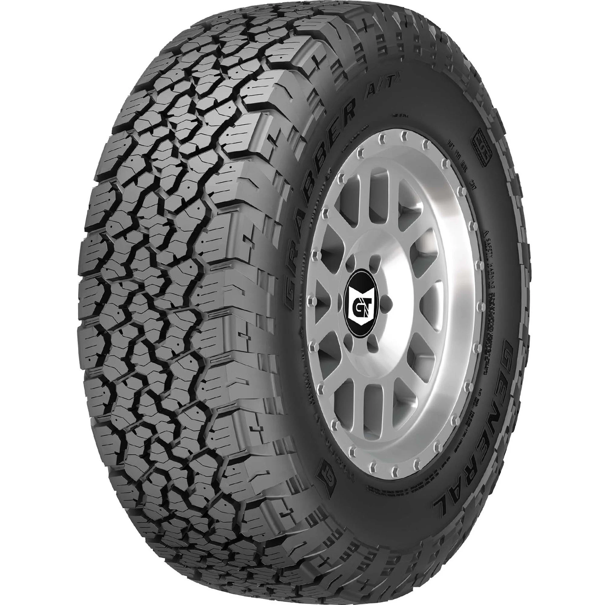 Set of 4 General Grabber A/TX LT33X12.50R15 108R C Tires