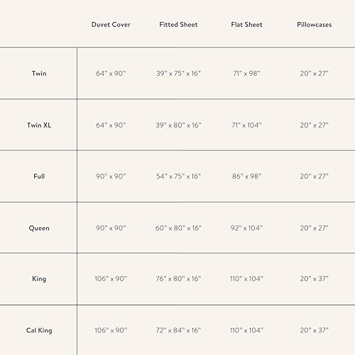 Brooklinen Luxury Sateen 4 Piece Sheet Set - 100% Cotton, Queen Size in Cream - 1 Fitted Sheet, 1 Flat Sheet, 2 Pillowcases | Best Luxury Sheets