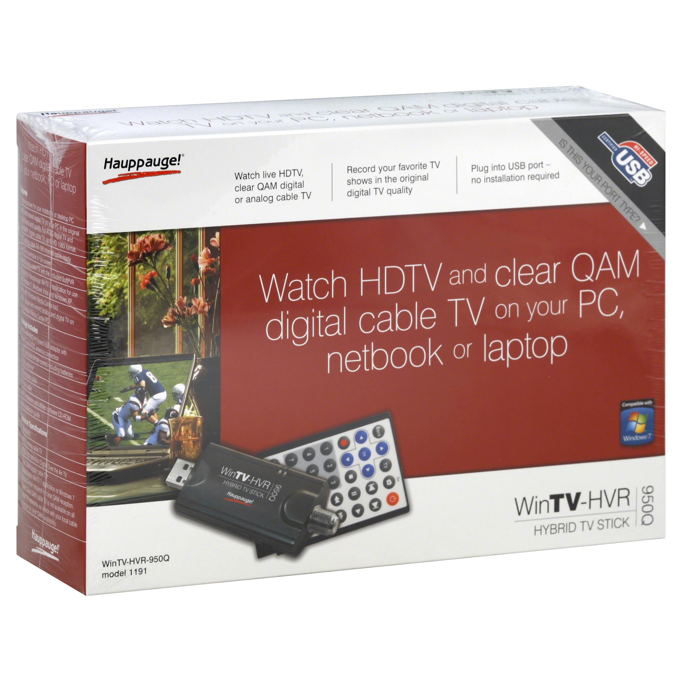Hauppauge WinTV HVR-955Q - Digital / analog TV tuner / video capture adapter - ATSC, QAM - HDTV - USB 2.0