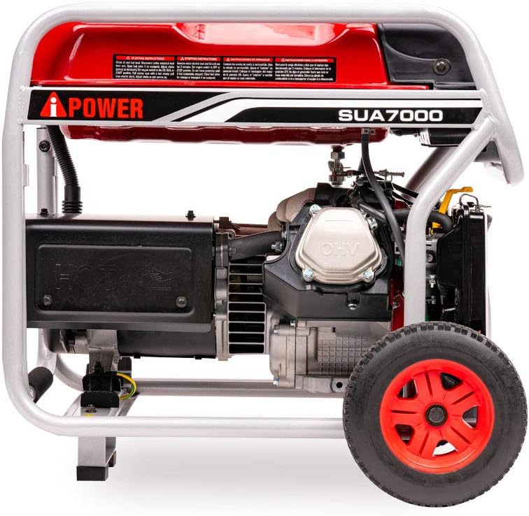 A-iPower SUA4500 4500 Watt Portable Generator Small Gas Powered for Jobsite, RV, and Home Backup Emergency