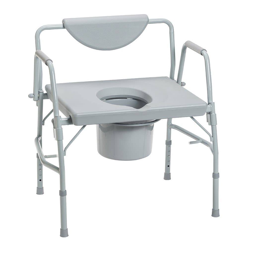 Drive Medical Deluxe Bariatric Drop Arm Commode.