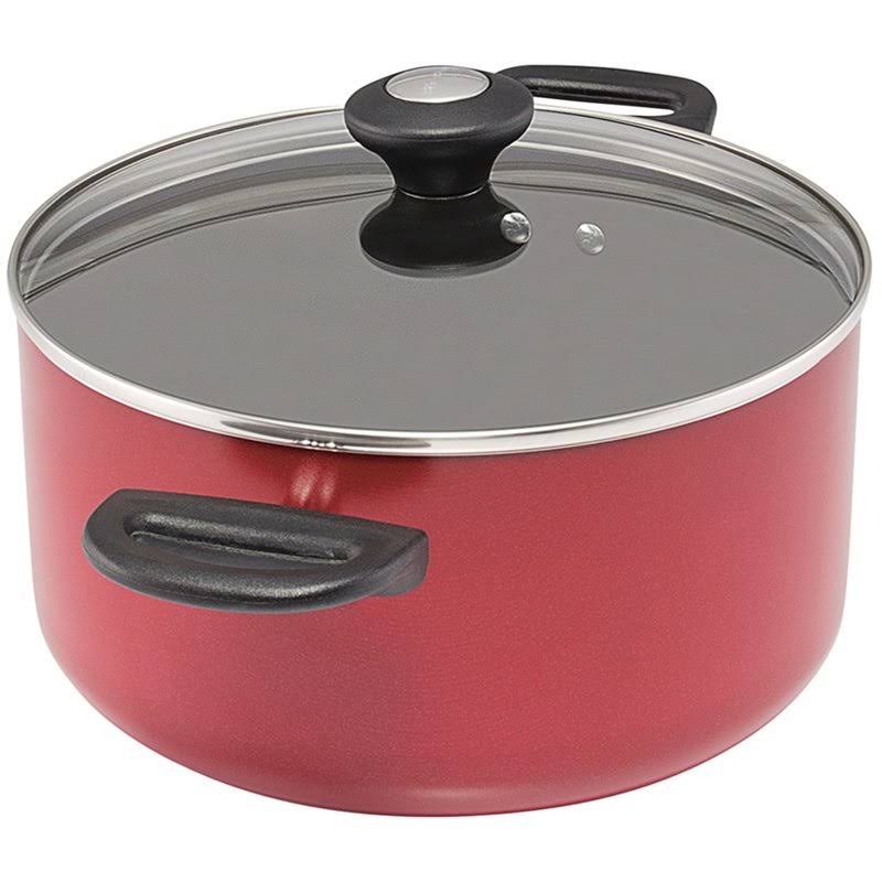Silverstone Culinary Colors Aluminum 15-Piece Nonstick Cookware Set (Red)