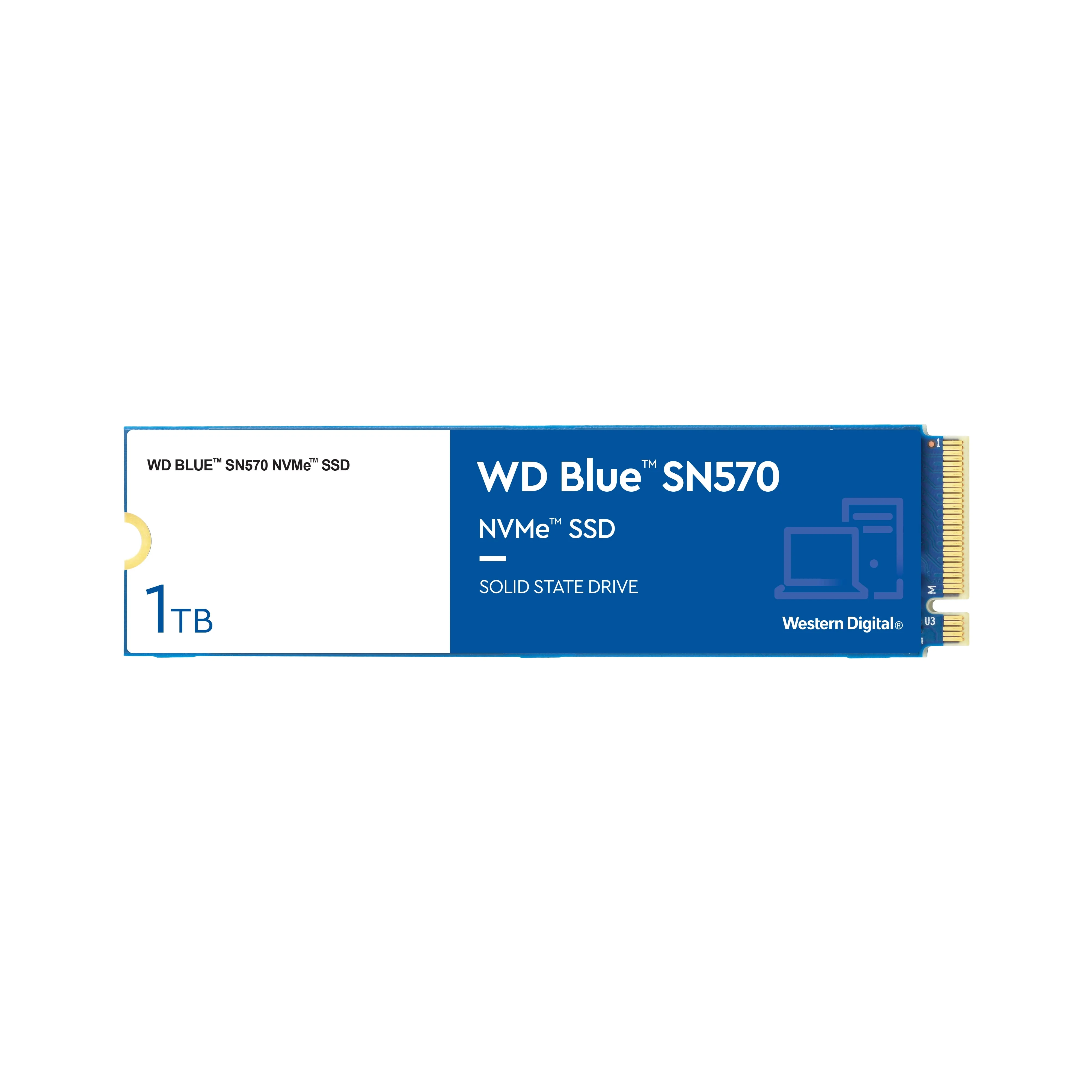 WD Blue 500GB SN570 NVMe SSD - WDBB9E5000ANC-WRSN