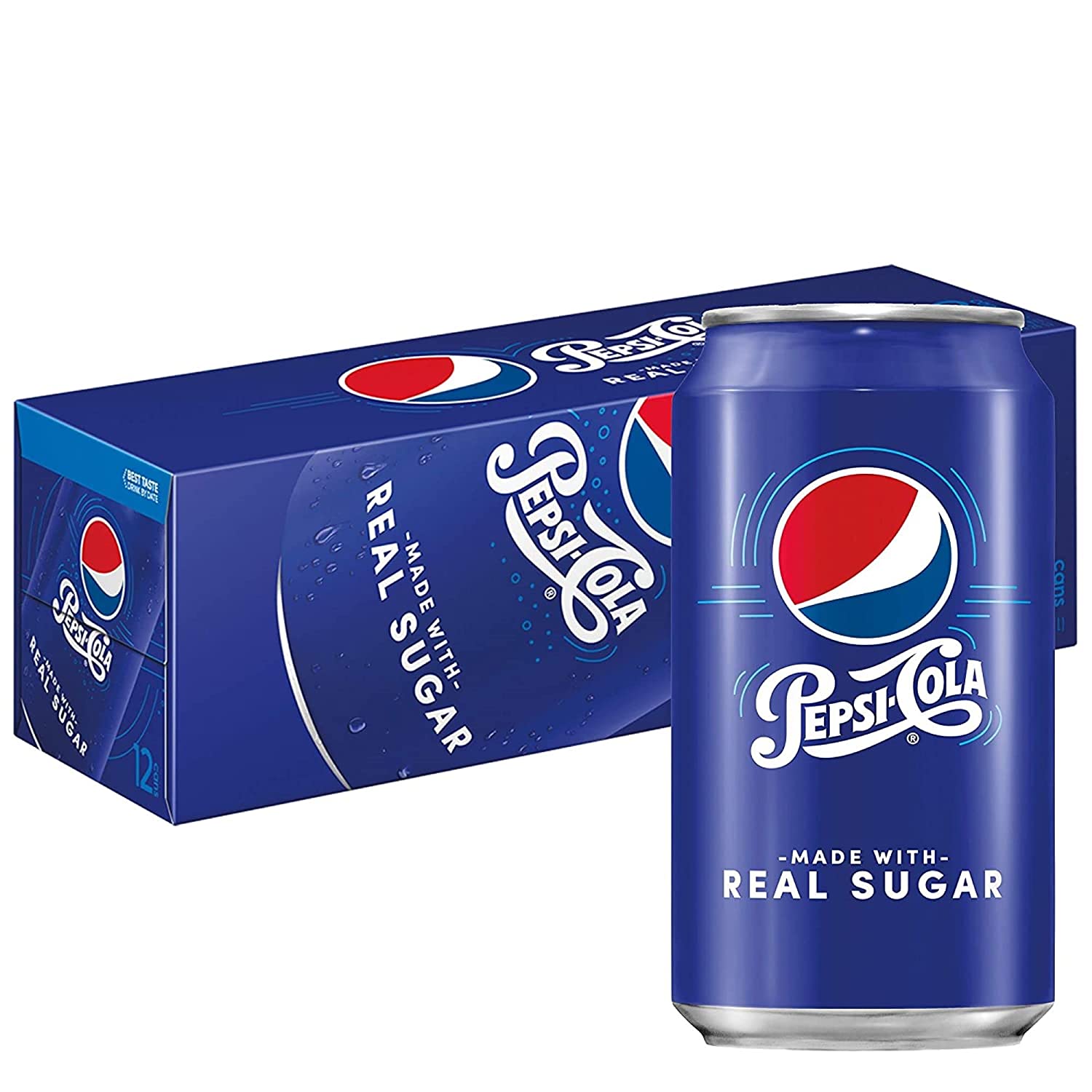 Pepsi Real Sugar 12oz Cans (Pack of 24)