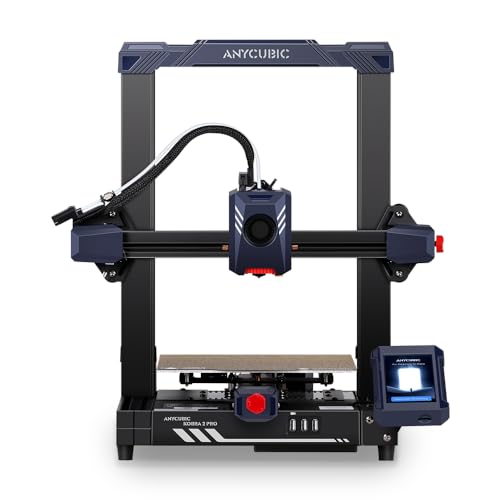 Anycubic Kobra 2 Max 3D Printer, 500mm/s High Speed with 7000rpm Fast Cooling Fans, Fully Auto Leveling Dual-Gear Direct Extruder Intelligent Control, Large Printing Size 420 * 420 * 500mm