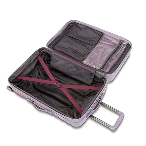 American Tourister Cascade Hardside Expandable Luggage Wheels, Graphite, 28-Inch Spinner