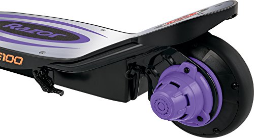 Razor Power Core E100 Electric Scooter - 100w Hub Motor, 8" Air-Filled Tire, Up to 11 mph and 60 min Ride Time, for Kids Ages 8 and Up