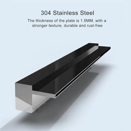 Waterfall Pool Fountain, 304 Stainless Steel Water Feature Spillway, Waterfall Blade with Accessories, for Swimming Pool, Garden Outdoor Pond, Spa(80cm)