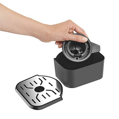 Hamilton Beach (49976 Coffee Maker, Single Serve & Full Coffee Pot,Compatible withK-Cup Packs or Ground Coffee, Programmable, FlexBrew, Black (Renewed)
