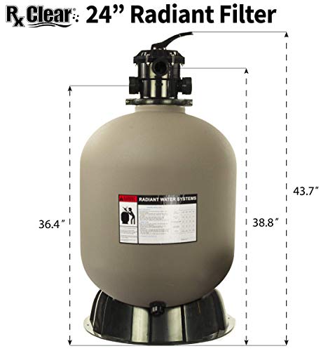 Rx Clear Radiant Sand Filter | for Above Ground Swimming Pool