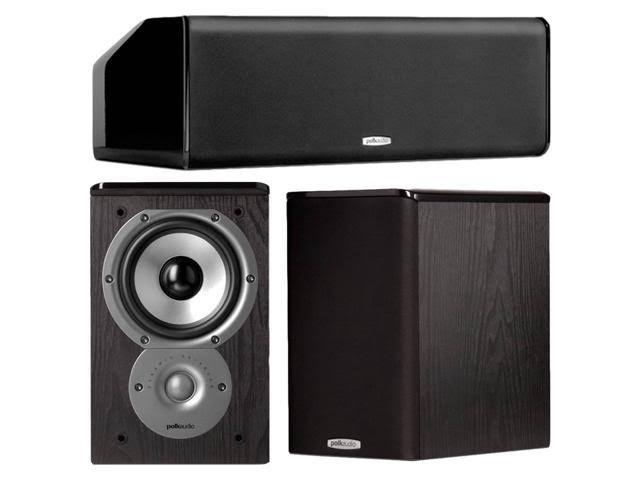 Polk Audio TSi100 3.0 Home Theater Speaker with Bundle - Black