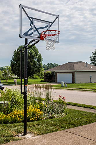 Silverback NXT 54" and NXT 60" In-Ground Basketball Hoops with Adjustable-Height Basketball Goal Backboard and QuickPlay Design