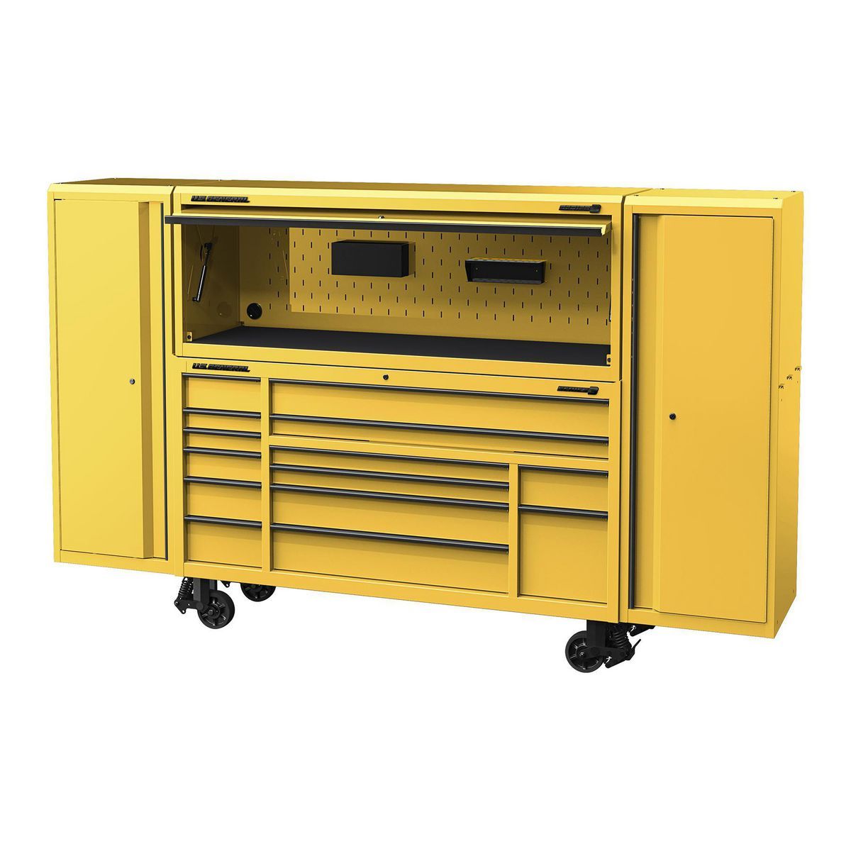 U.S. GENERAL 22 in. End Locker, Series 3, Blue