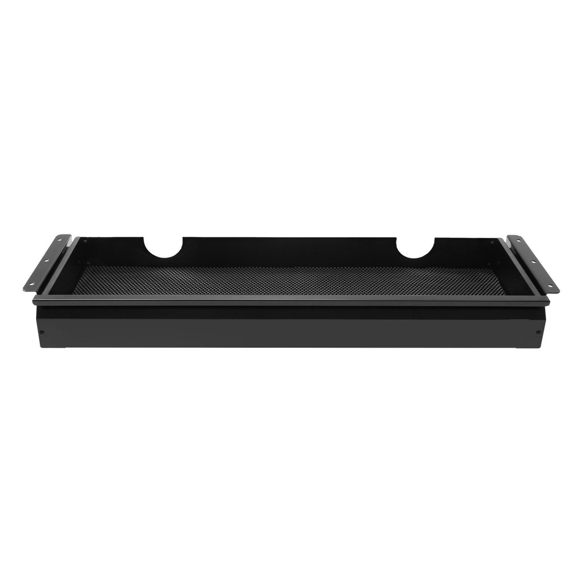 Under Desk Drawer Organizer 33 inch, Slide-out Storage Tray for Home Office, Keyboard Tray, Steel Construction, Space Saver