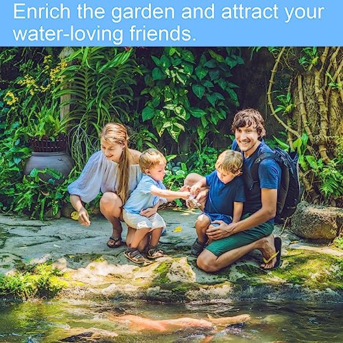 Reinforced PE Pond Liner 25 x 25 FT, 28 Mil Sun Resistant Preformed Pond Liner, Hemmed Edge with Buttonholes Liner for Outdoor Large Ponds, Fish/KOI/Duck Pond, Garden Waterfall, Waterscape, Black