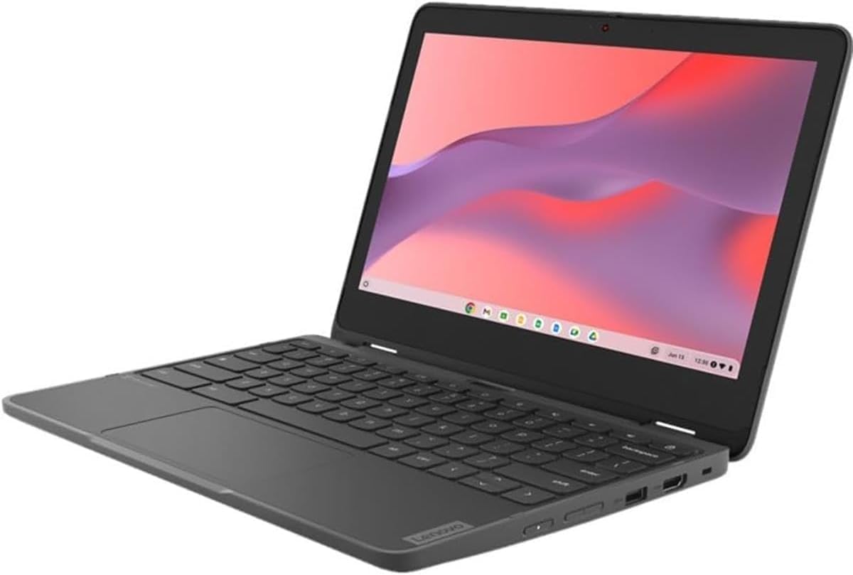 Lenovo 300e Yoga Chromebook Gen 4 82W2000AUS 11.6" Touchscreen Convertible 2 in 1 Chromebook - HD - Octa-core - 4 GB - 32 GB Flash Memory - Graphite Gray
