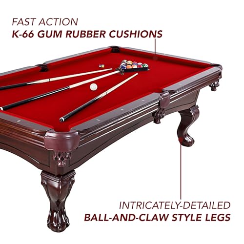 Hathaway Augusta 8-ft Pool Table Pool Table for Family Game Rooms
