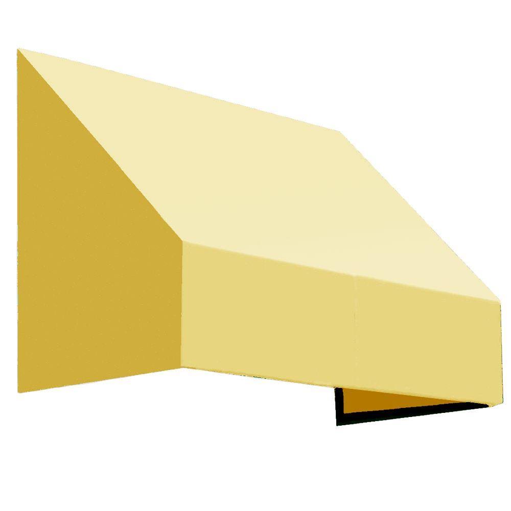Awntech 4.38 ft. Wide New Yorker Window/Entry Awning (18 in. H x 36 in. D) Yellow