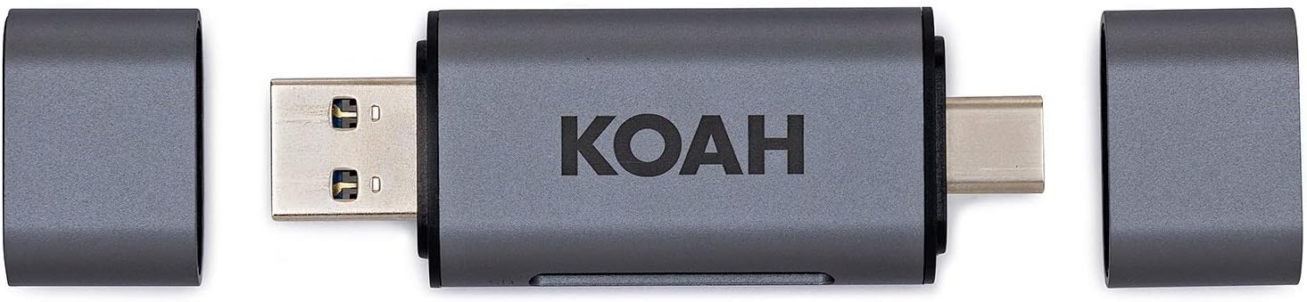 Hollyland Mars 300 Pro HDMI Wireless Video Transmission System Bundle with Koah PRO 2-in-1 OTG Dual Slot SD Card Reader