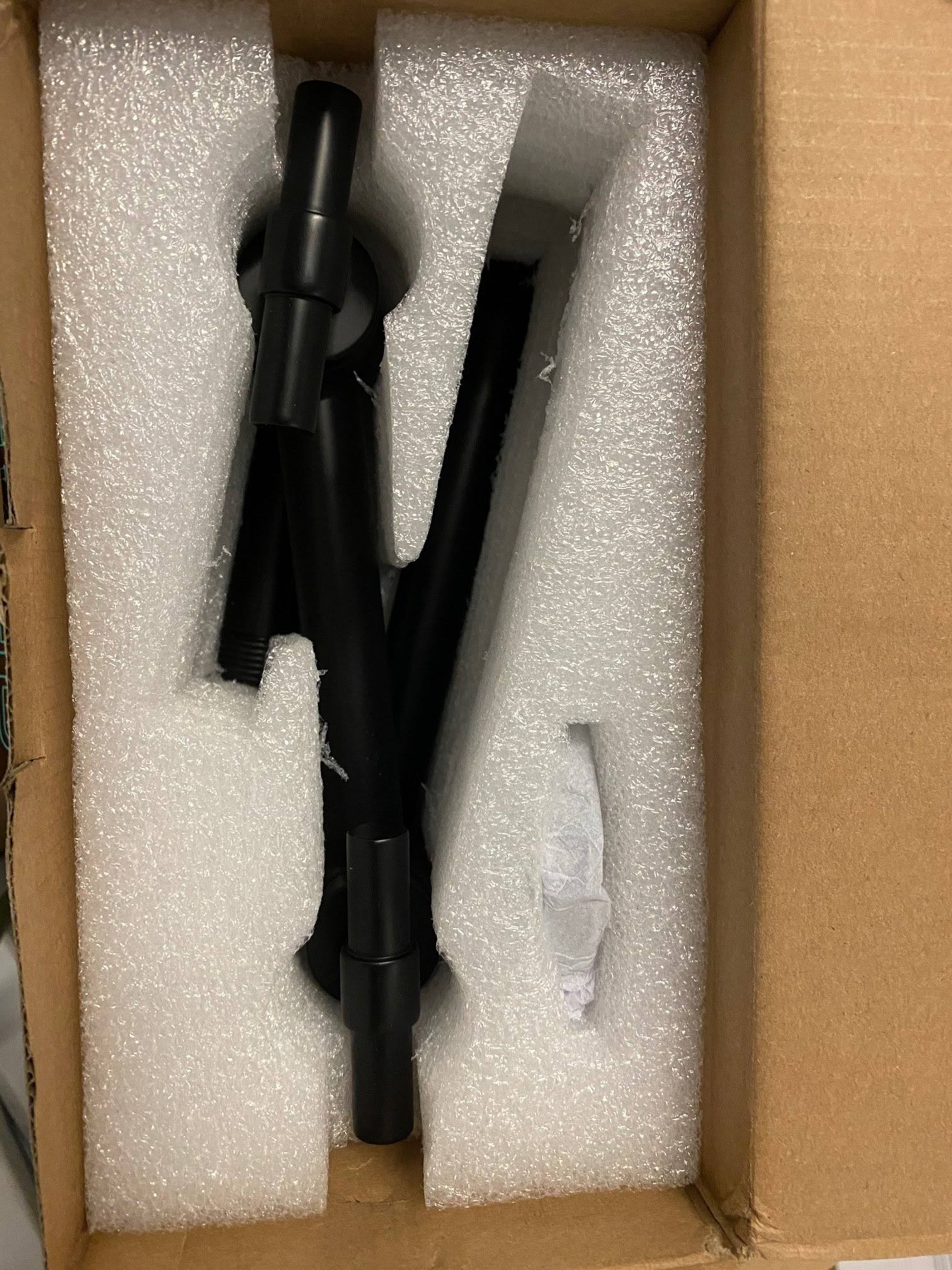 Brizo RP81434BL Litze Matte Black Shower Arm and Flange