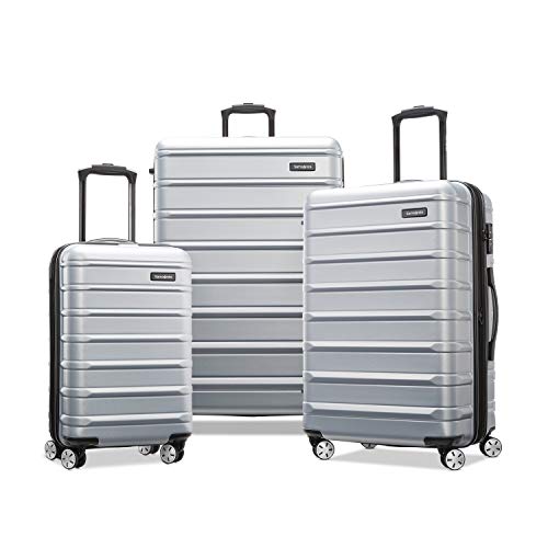 Samsonite Omni 2 Hardside Expandable Luggage with Spinner Wheels, 2-Piece Set (19/24), Lagoon Blue