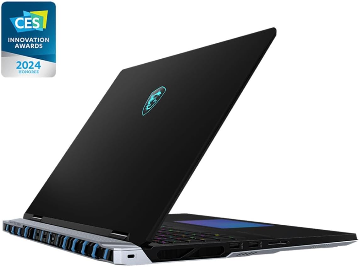 MSI Titan 18 HX A14VIG-088US 18" 4K Ultra HD+ 120Hz Gaming Laptop, Intel Core i9-14900HX 2.2GHz, 64GB RAM, 4TB SSD, NVIDIA GeForce RTX 4090 16GB, Windows 11 Pro, Core Black