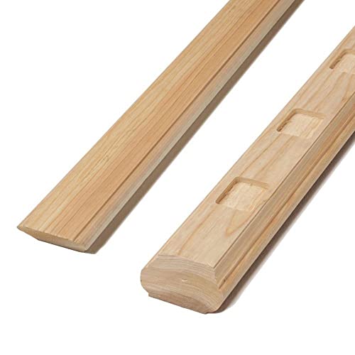 ProWood 6 ft. Cedar Routed Stair Rail Kit with SE Balusters