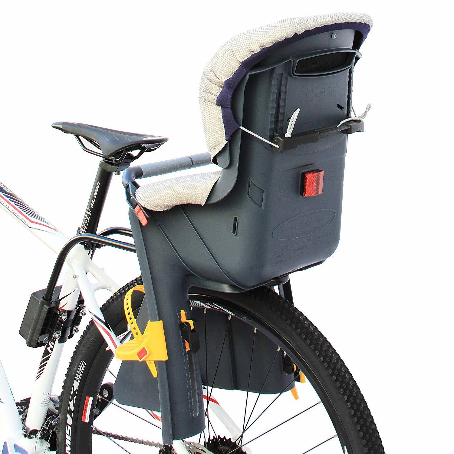 CyclingDeal Bicycle Kids Child Rear Baby Seat Bike Carrier USA Standard with Adjustable Seat Rest Height
