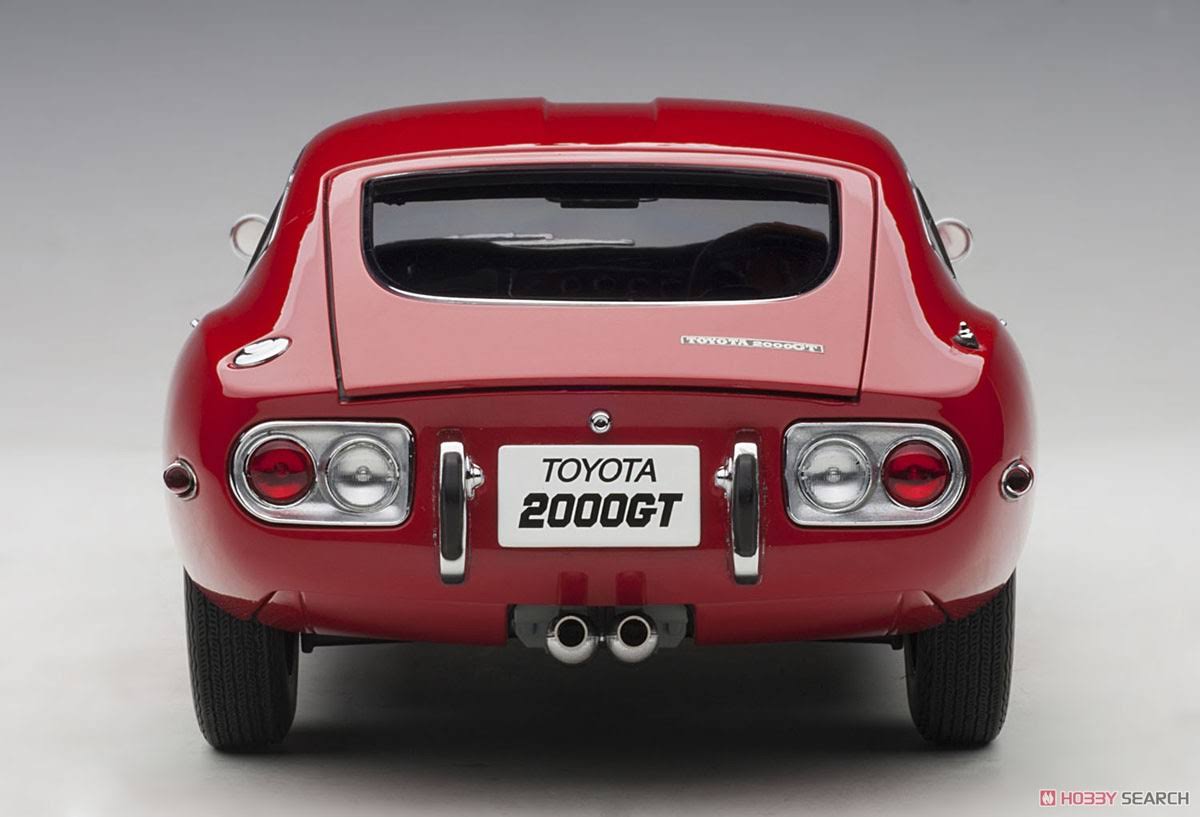 Toyota 2000GT Coupe Red 1/18 Model Car by AUTOart