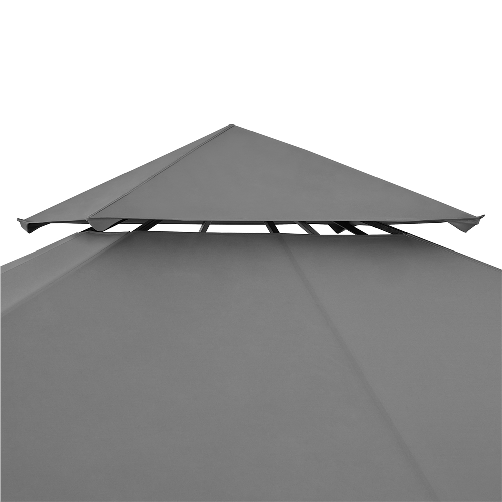 Yaheetech 11×11 ft Outdoor Patio Gazebo tent, Dark Gray