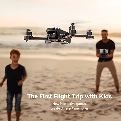 Ruko F11MINI Drone with Camera 4K, Under 249g, 60 Mins Flight with 2 batteries, 5GHz Transmission, GPS Auto Return, Brushless Motor, Foldable and Lightweight, FPV Quadcopter for Beginner, Adults
