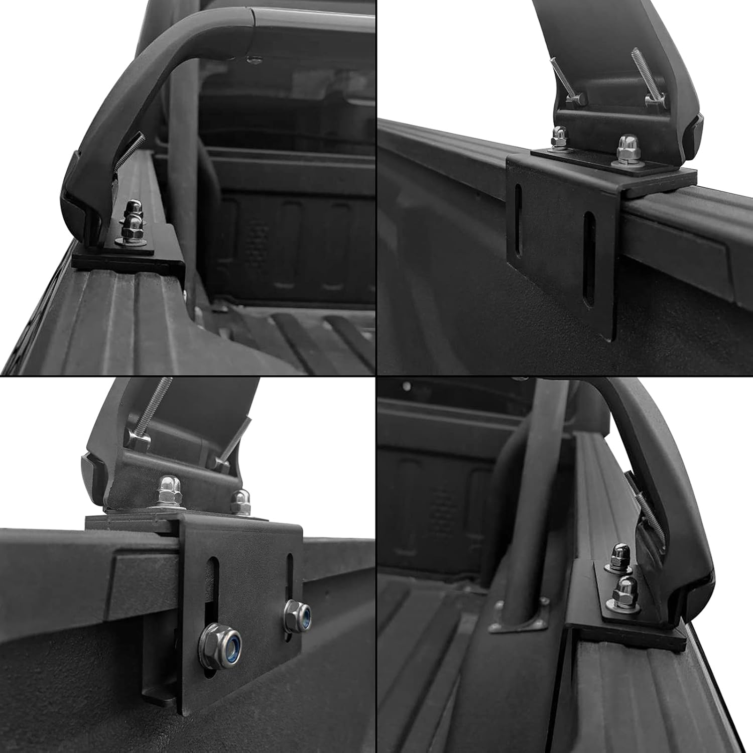 Hooke Road for Jeep Gladiator JT 2020-2022, Bike Rack Crossbars Bed Rails Cargo Carriers 2 PCS