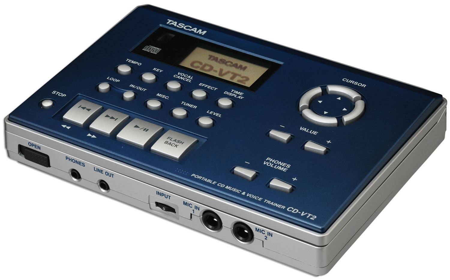 Tascam Cd-vt2 Portable CD Vocal Trainer