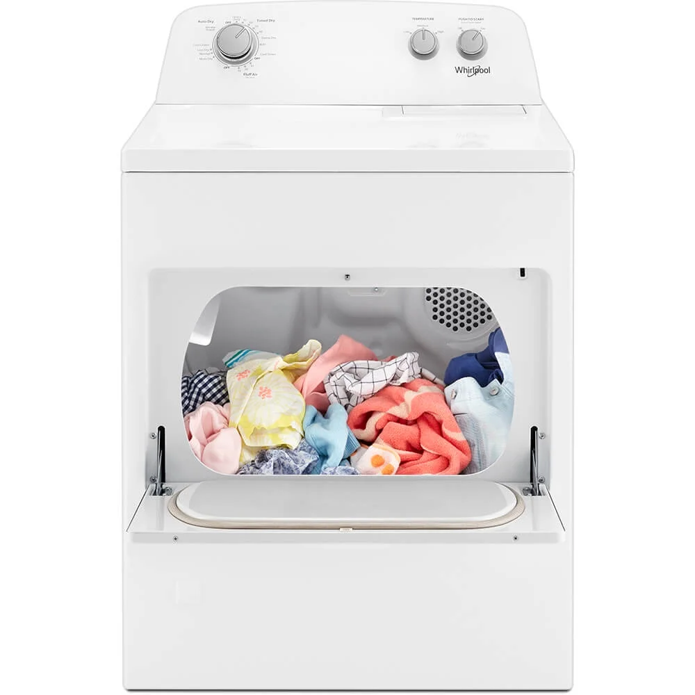 Whirlpool Brand New WGD4850HW 7.0 Cu. ft. Auto Dry Gas Dryer - White, Dimensions -Height 43", Width 29".