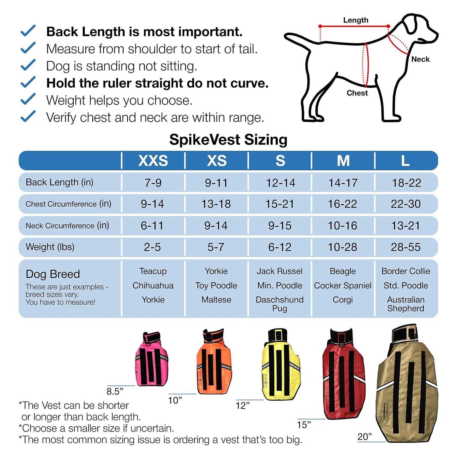 CoyoteVest SpikeVest Dog Harness Vest Reflective Dog Accessories with Spikes to Shield Your Pet from Raptor and Animal Attacks - Pet Supplies online store