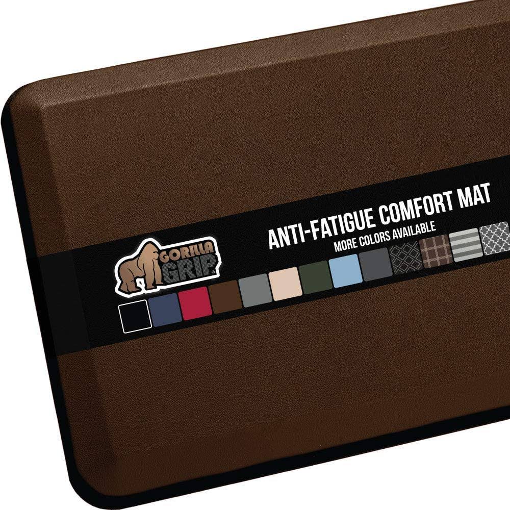 Gorilla Grip Original Premium Anti-Fatigue Comfort Mat, Ergonomically Engineered, Extra Suppo