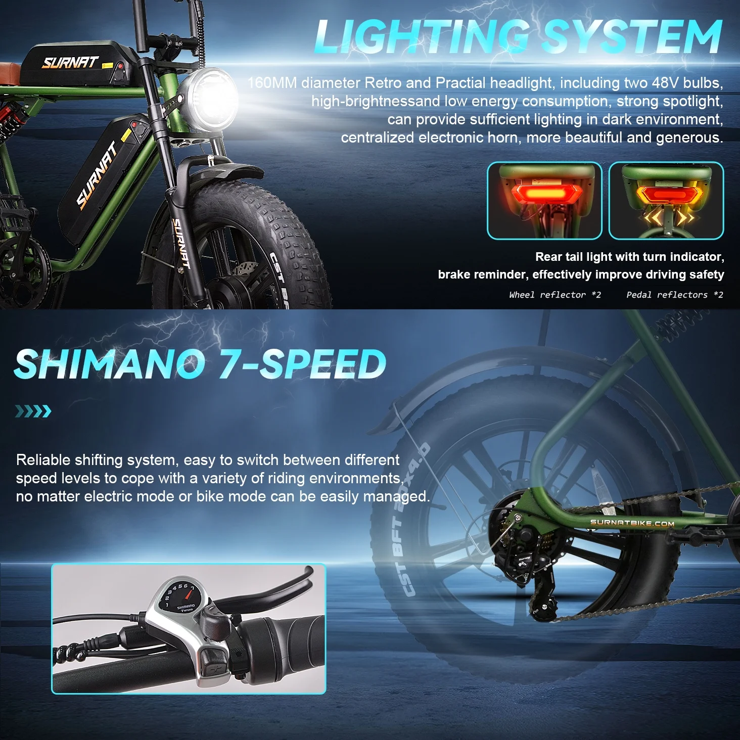 Electric Bike for Adults 20" - Dual Motor AWD 2000W Long Range Ebike with Dual 48V/15.6Ah Removable Batteries ul2849, 20x4.0 Fat Tire Electric Bicycle, Hydraulic Disc Brake E-Bike for Men Women