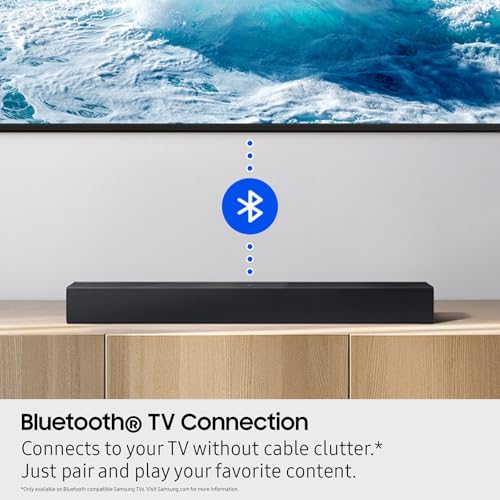 Samsung B-Series Soundbar HW-B630F 3.1 ch DTS Virtual:X Soundbar with Subwoofer (2025 Model) One Remote Control, Voice Enhance Mode, Adaptive Sound